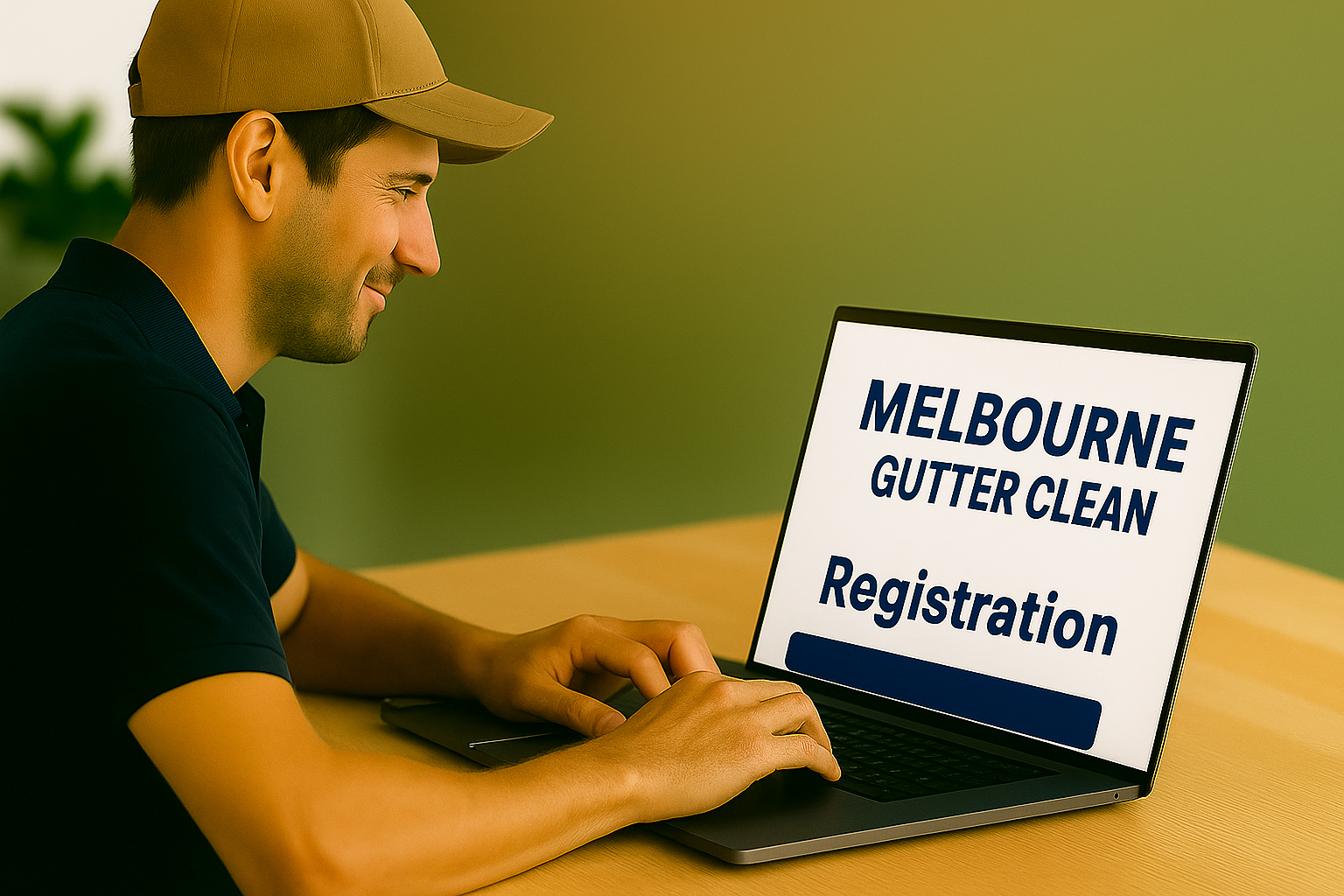 Join Gutter Clean Melbourne registration page