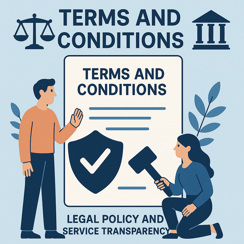 Gutter Clean Melbourne Terms and Conditions – legal policy and service transparency illustration