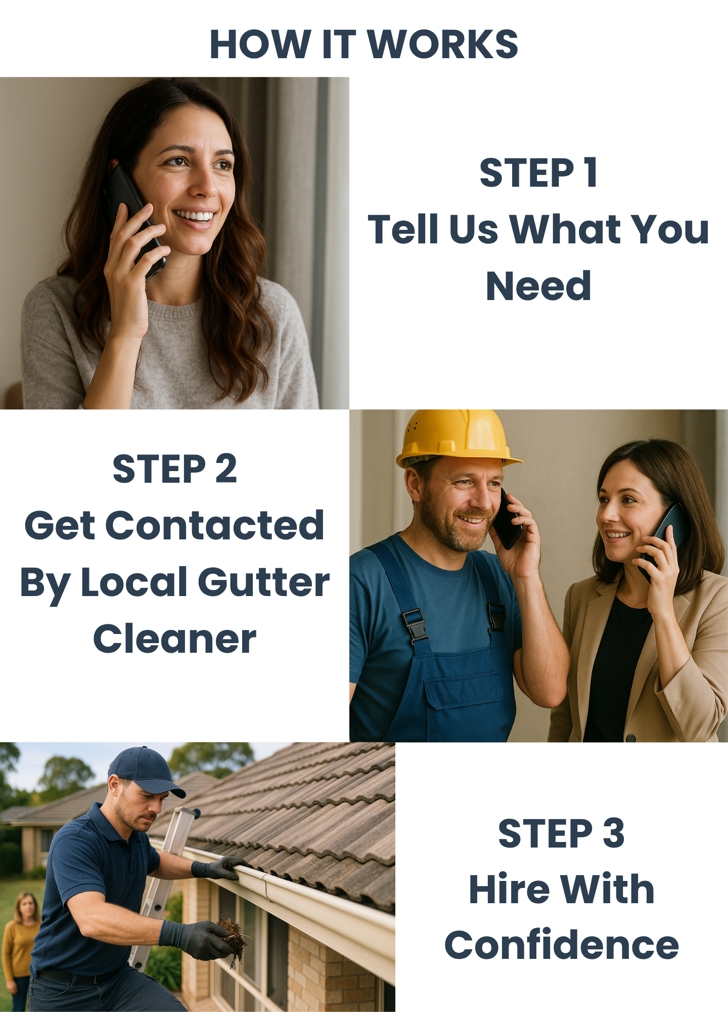 Gutter Clean Melbourne How It Works step by step guide